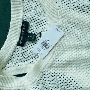 Banana Republic sweater mesh tank top - size Large